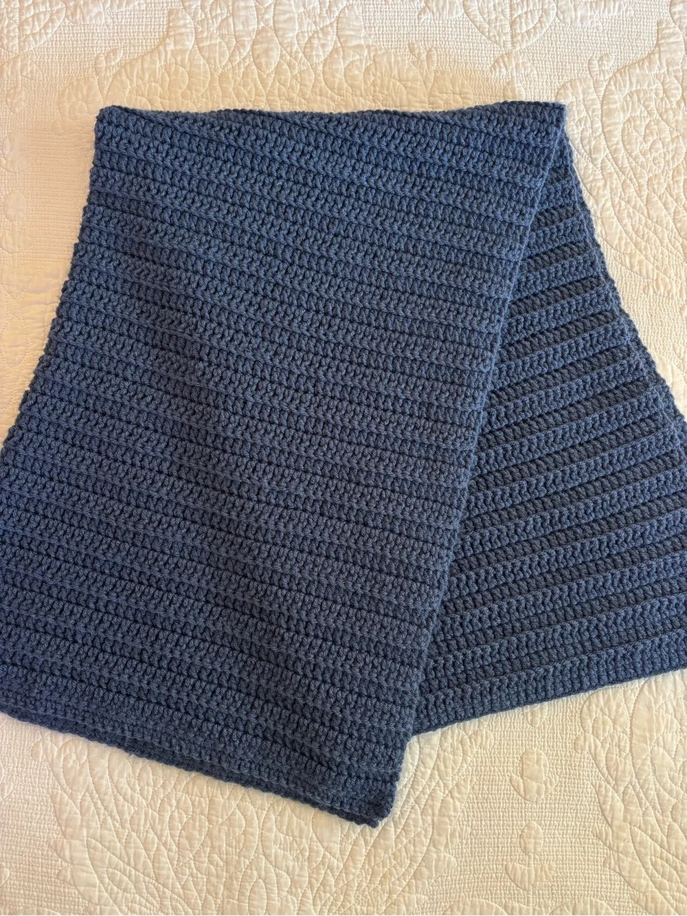 Knit Throw Blue 52x33
